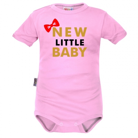 Body krátký rukáv Dejna New little Baby - Girl, růžové
