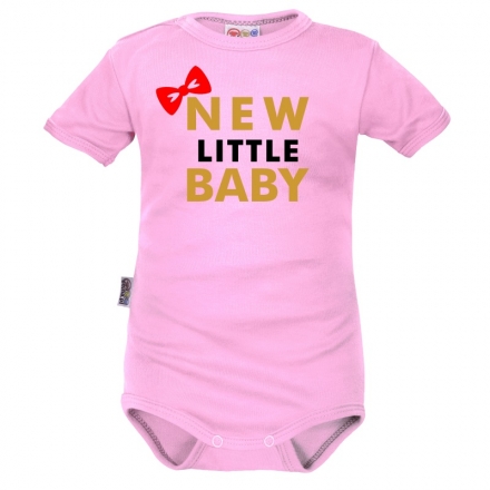Body krátký rukáv Dejna New little Baby - Girl, růžové, vel. 74 Body krátký rukáv Dejna New little Baby - Girl, růžové, vel. 74