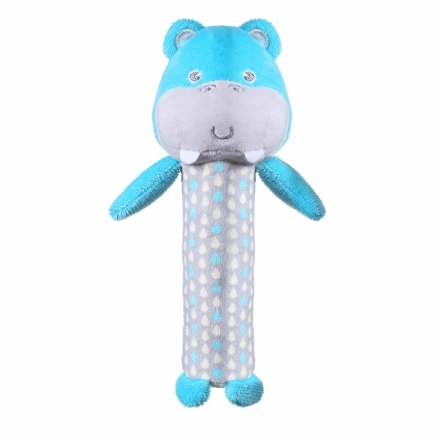BabyOno Plyšová pískací hračka Hippo Marcel, 17 cm BabyOno Plyšová pískací hračka Hippo Marcel, 17 cm