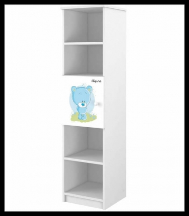 BabyBoo Regál - Medvídek STYDLÍN modrý