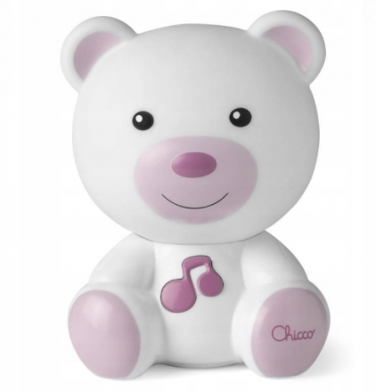 Noční lampička Chicco Medvídek - růžový Chicco