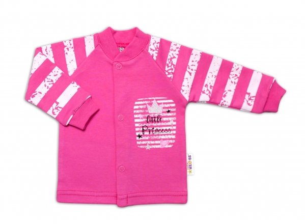 Baby Nellys Bavlněná košilka Sweet Little Princess, růžová, vel. 68