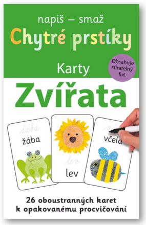 Karty Chytré prstíky - Zvířata