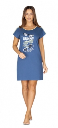 Regina Dámská noční košile Sunny day night, tmavě modrá, vel. XL