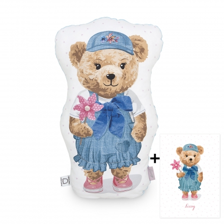 Ceba Baby Mazlící polštářek Fluffy Puffy Lizzy 50cm + plakát zdarma