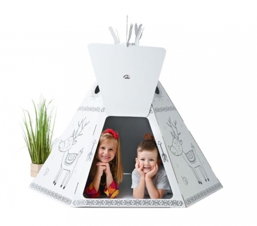 Dětský kartonový domek Tektorado - Teepee stan