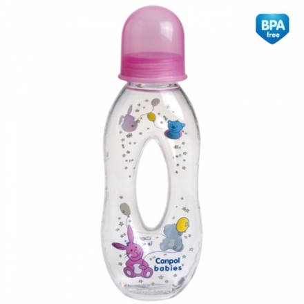 Lahvička 250ml Canpol Babies - dívčí barvy Canpol Babies