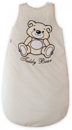 Spací vak Teddy Bear Baby Nellys - smetanový, ecru vel. 2