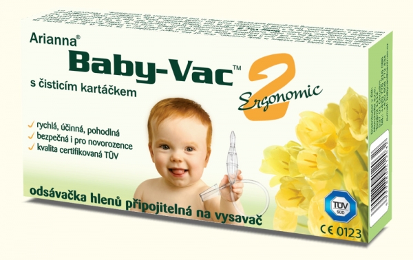 Arianna Kojenecká odsávačka hlenů - Arianna Baby-vac 2 s čisticím kartáčkem