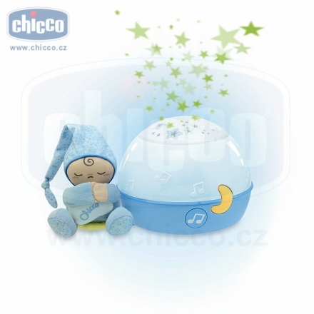 Chicco Lampička hrající noční obloha - modrá Chicco