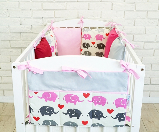 Baby Nellys Praktický kapsář na postýlku - Be Love Retro - č. 03 Baby Nellys
