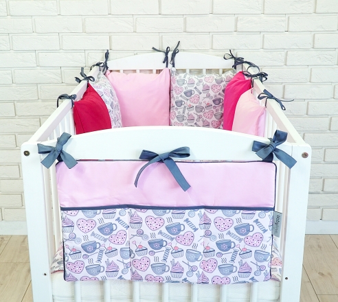 Baby Nellys Praktický kapsář na postýlku - Be Love Retro - č. 07 Baby Nellys
