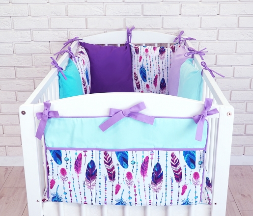 Baby Nellys Praktický kapsář na postýlku - Be Love Retro - č. 13 Baby Nellys