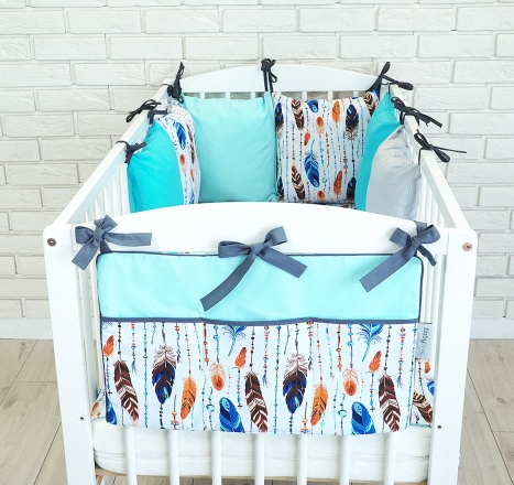 Baby Nellys Praktický kapsář na postýlku - Be Love Retro - č. 14 Baby Nellys