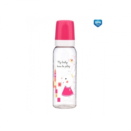 Canpol babies Lahvička s potiskem 250 ml Sweet Fun - Králíček Canpol Babies