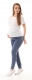 Těhotenské kalhoty/tepláky Gregx,  Vigo s kapsami - jeans, vel. XXL