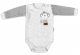 Body dlouhý rukáv Monkey - sv. šedý melírek