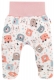 Polodupačky, bavlna Space Bear, Baby Nellys - pastel pudrová