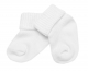 Kojenecké ponožky, Baby Nellys, bílé, vel. 6-9 m