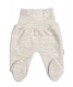 Pletené kojenecké polodupačky Hand Made, Baby Nellys, světle béžové, vel. 62