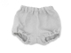 Mušelínové kraťasky NATURE - šedé, vel. S, 0-12m