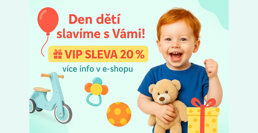 Slavíme DEN DĚTÍ - VIP sleva 20%