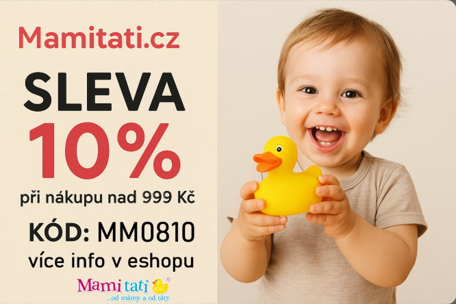 Oblíbená letní sleva 10% na nákup je tady v Mamitati.cz