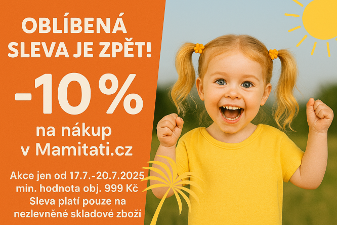 Léto je tady a s ním i vaše oblíbená sleva!